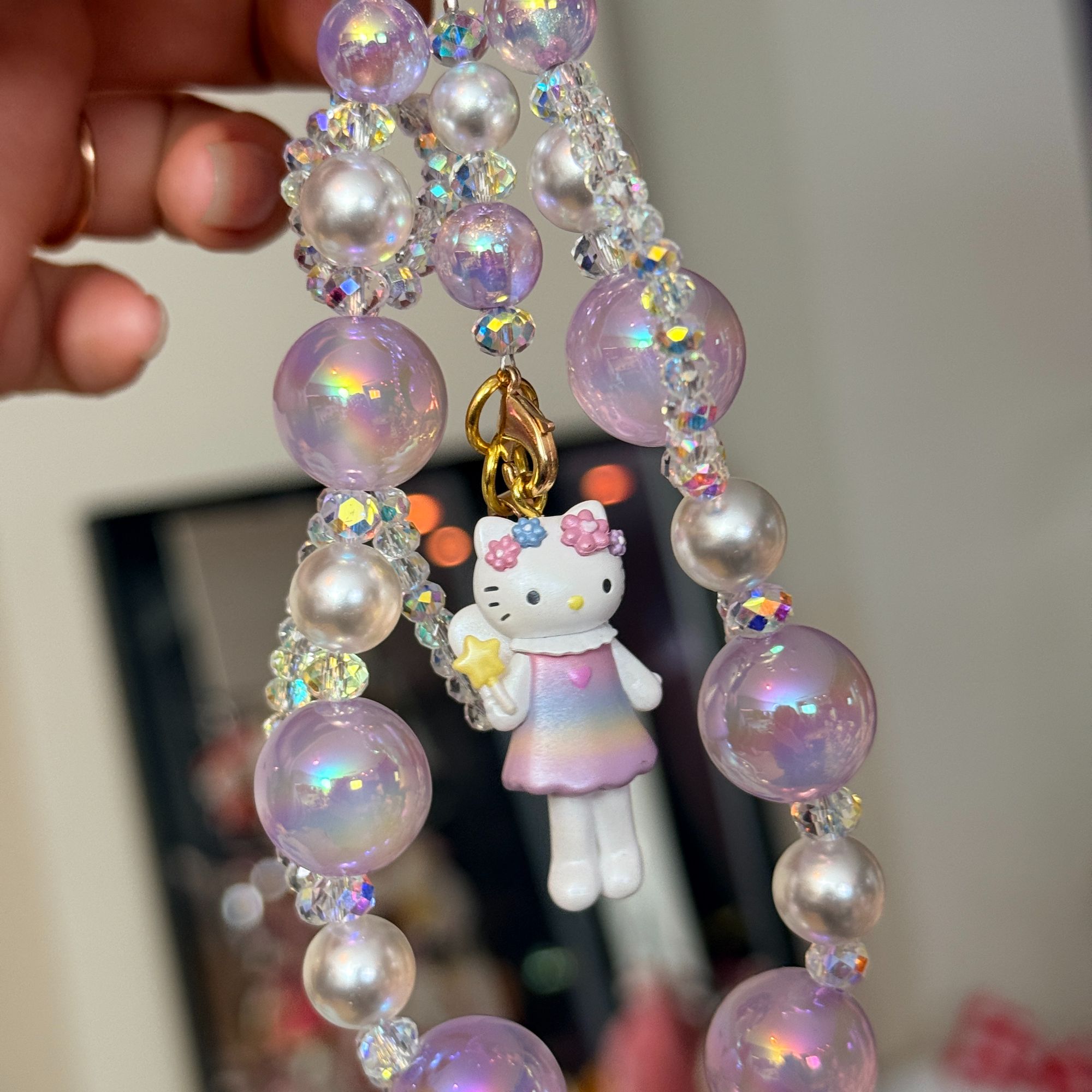 【大阪限定】Hello Kitty 花仙子长腿Kitty手机绳