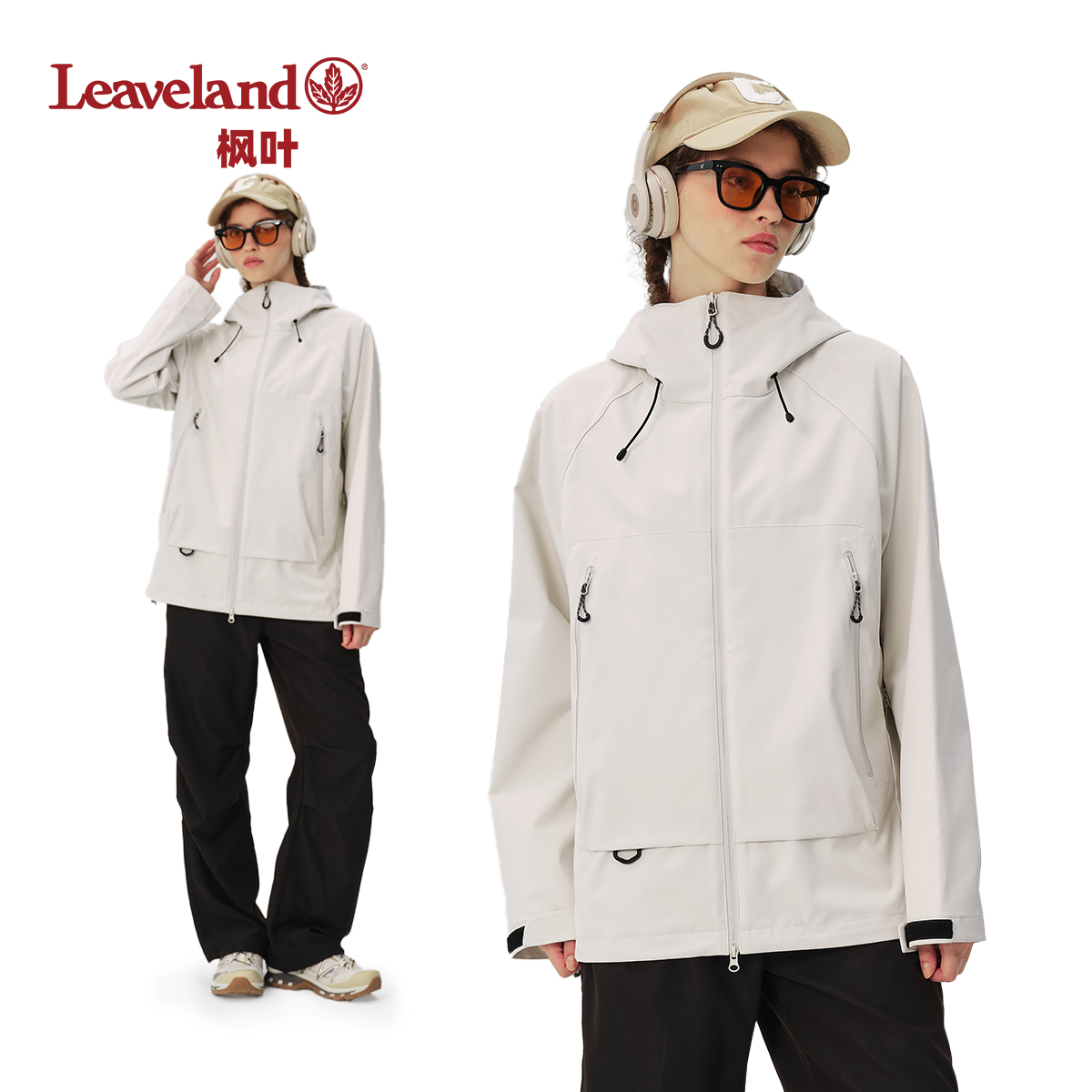 Leaveland/枫叶枫叶欧若风登山耐磨防泼水户外夹克1168