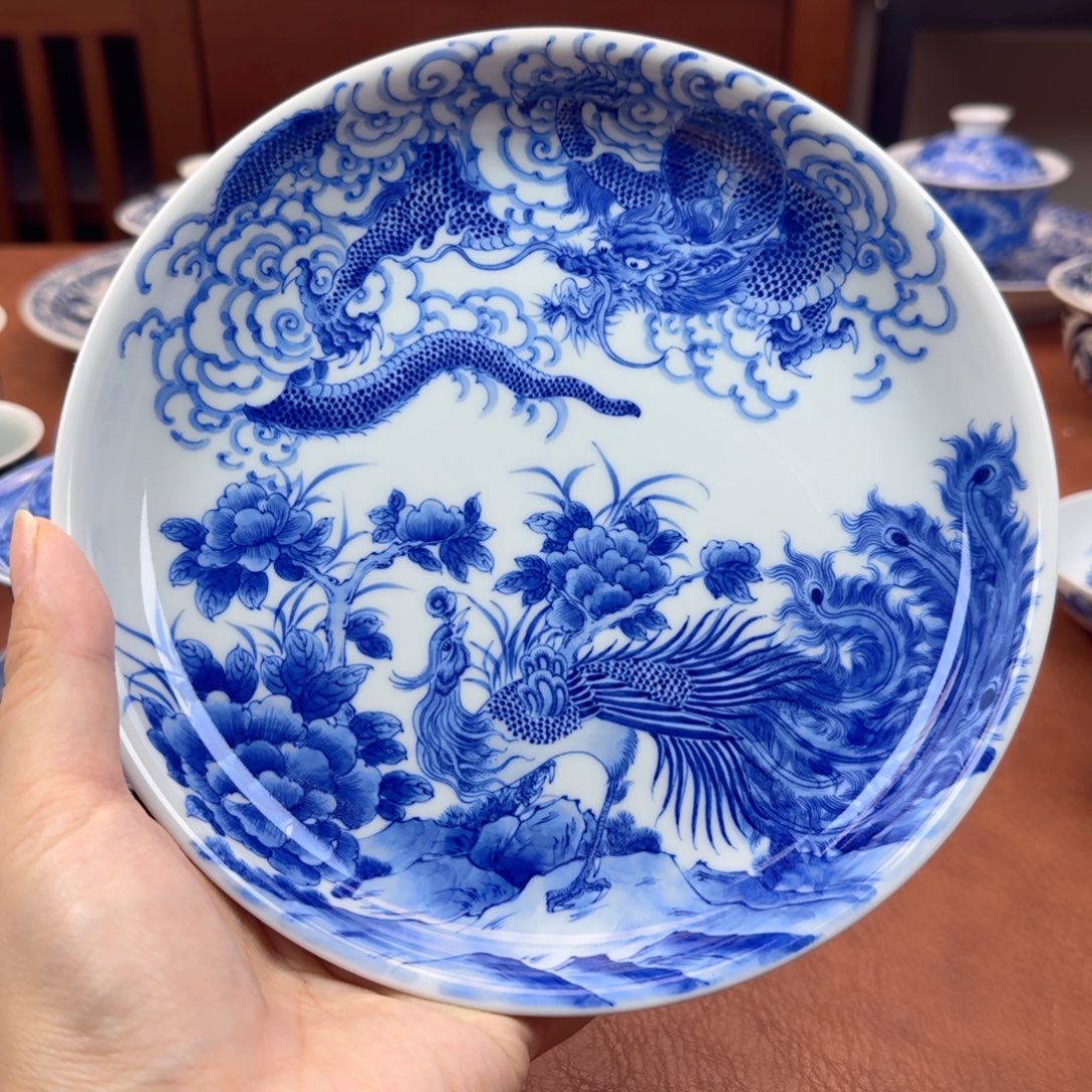 景德镇陶瓷手绘壶茶