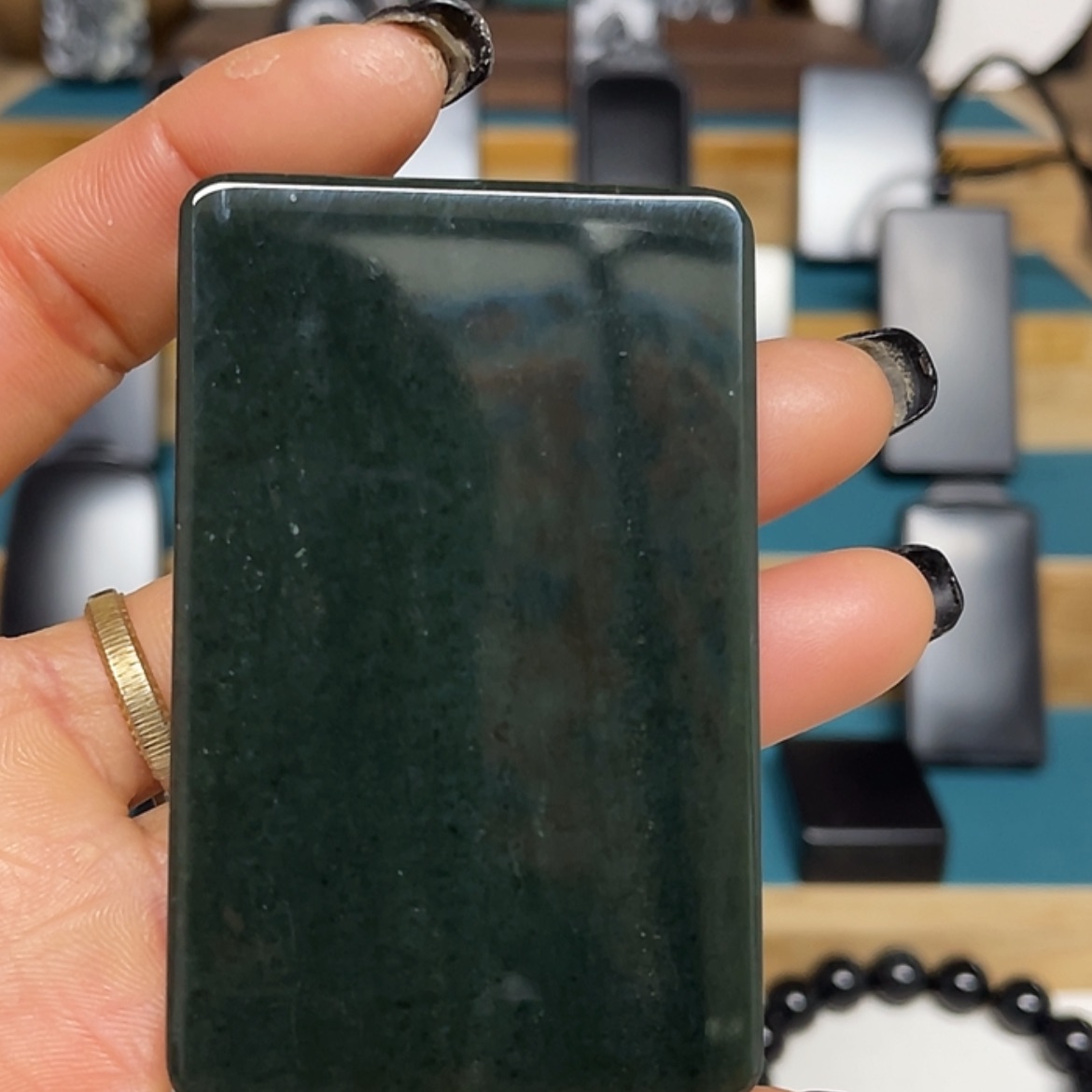 【闪购商品】和田玉（青玉）吊坠(不含链)未镶嵌98克