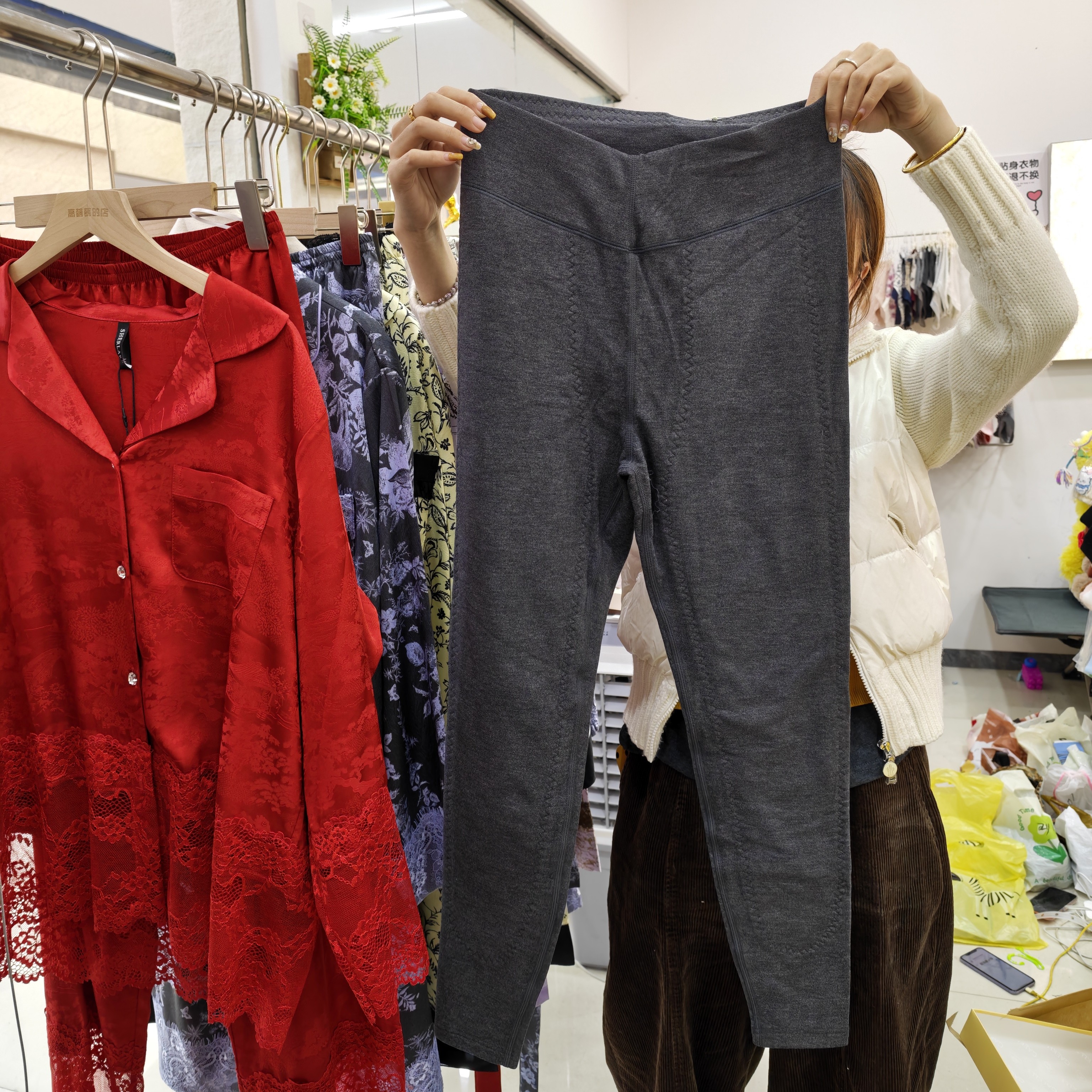 冬季女款棉裤加热护膝不臃肿no退no换