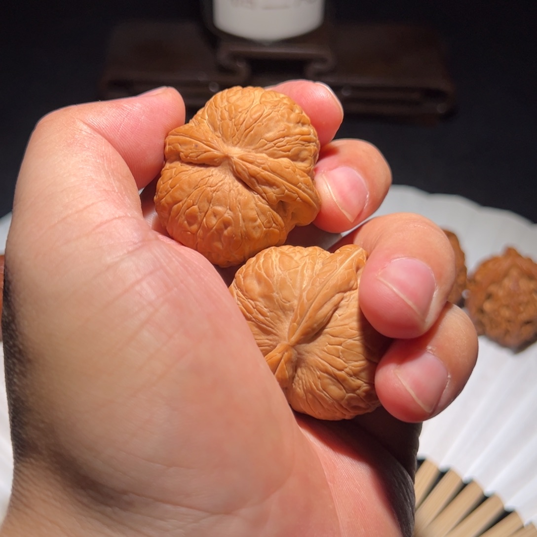 北***心吊坠文玩核桃元宝