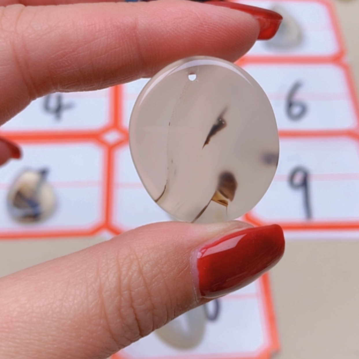 【闪购商品】未镶嵌玛瑙/玉髓珠宝半成品用****3