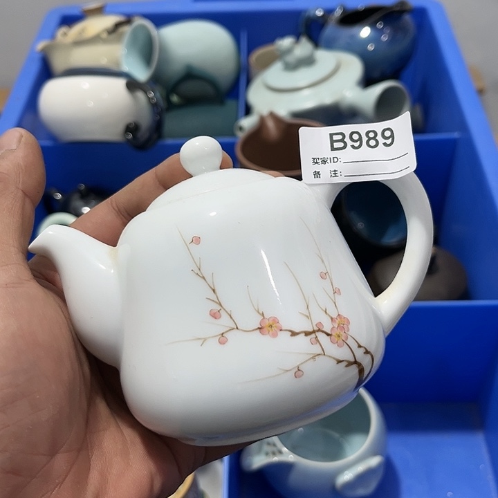 茶具默认微瑕瓷器、茶具、壶、摆件，介意勿拍 