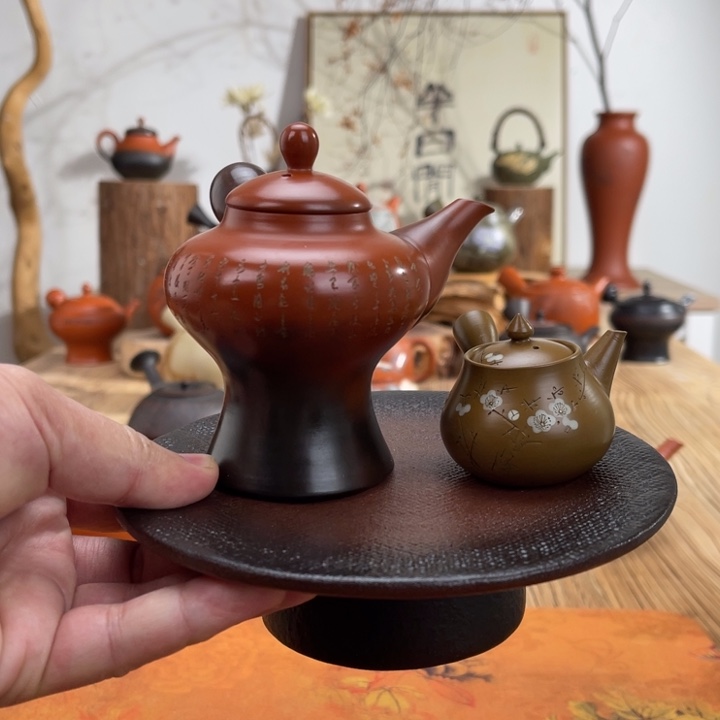 红*彤常滑手作精品茶壶