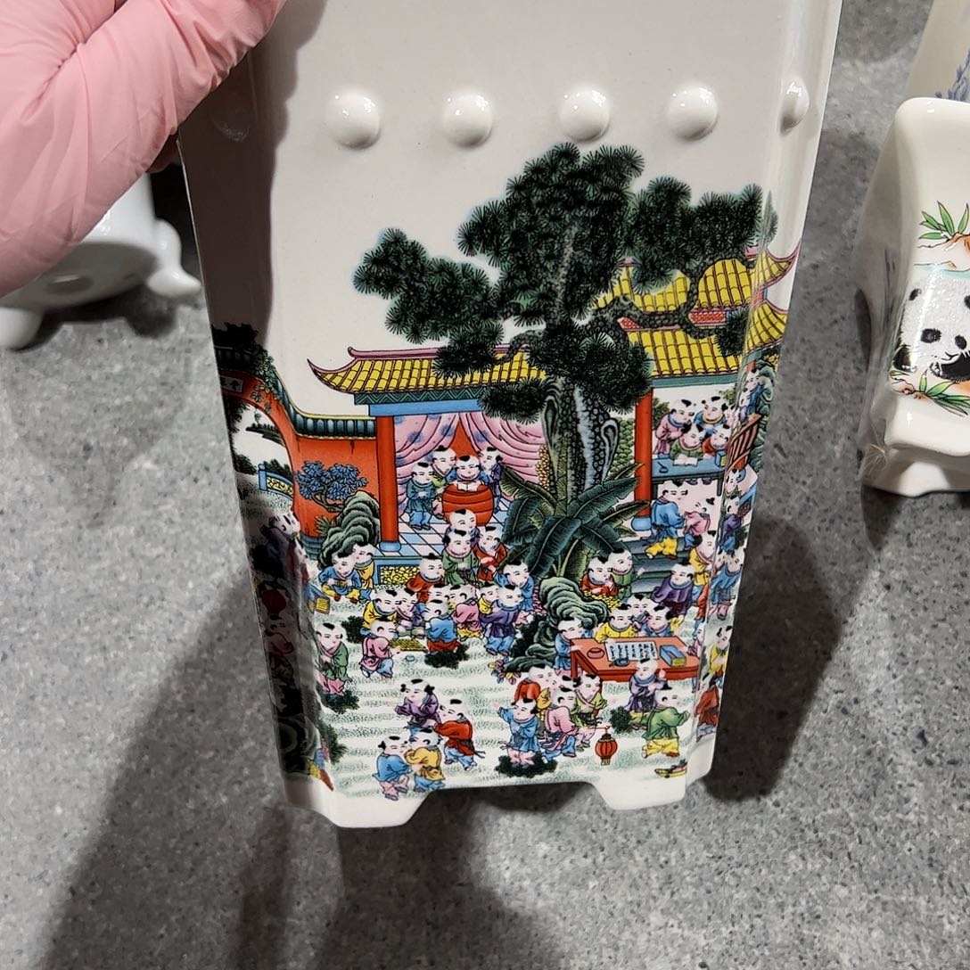 花盆紫砂975号瑕疵15/22.5cm福利