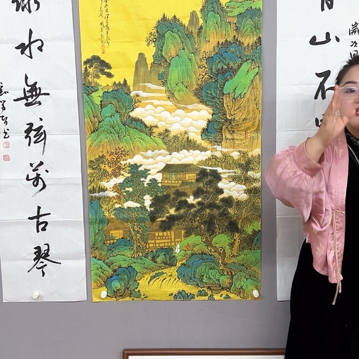 国画中美老师国画作品