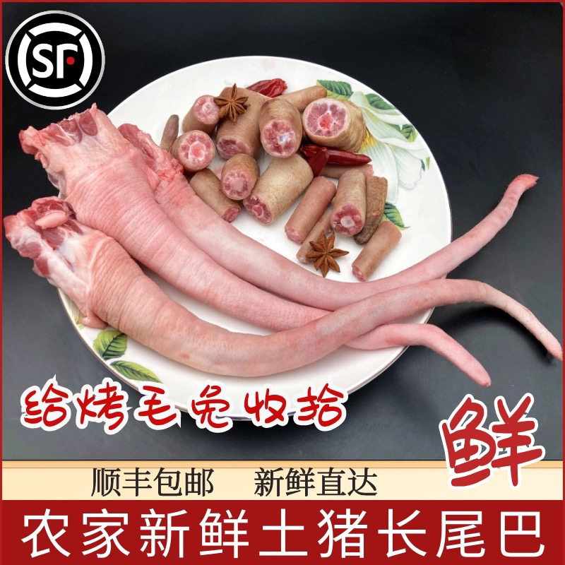 东北土猪新鲜-猪尾巴，顺丰包邮