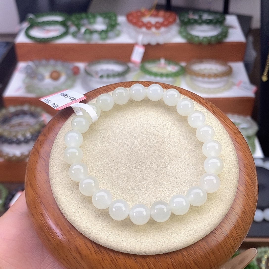 和田玉高冰白未镶嵌