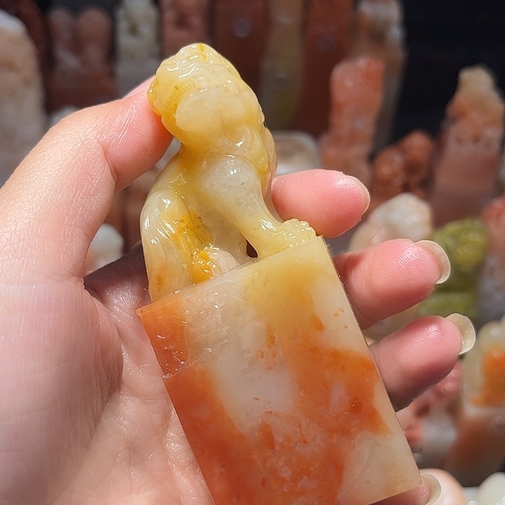 老挝石老挝保利石印章