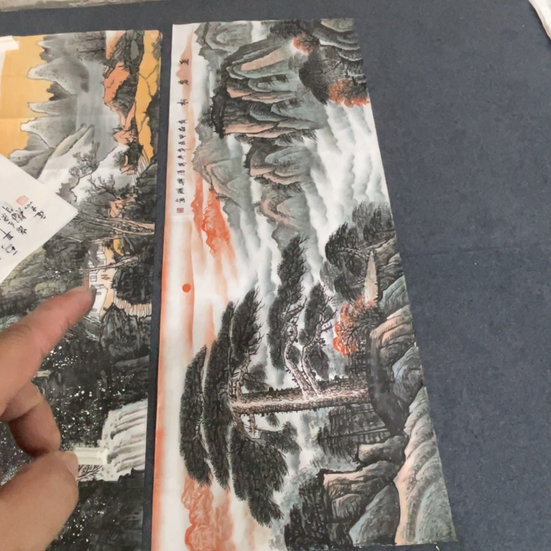 国画处理作品看好再拍哦