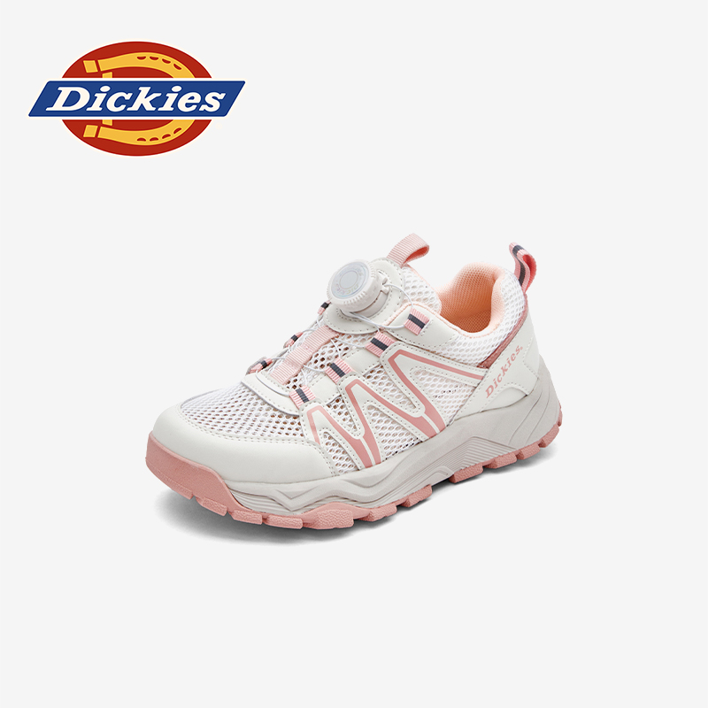 Dickies透气童鞋2025夏季新款男童女童网面舒适防滑中小童运动鞋