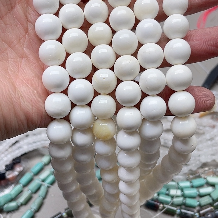 玛瑙/玉髓珠宝半成品合金一条12mm车车