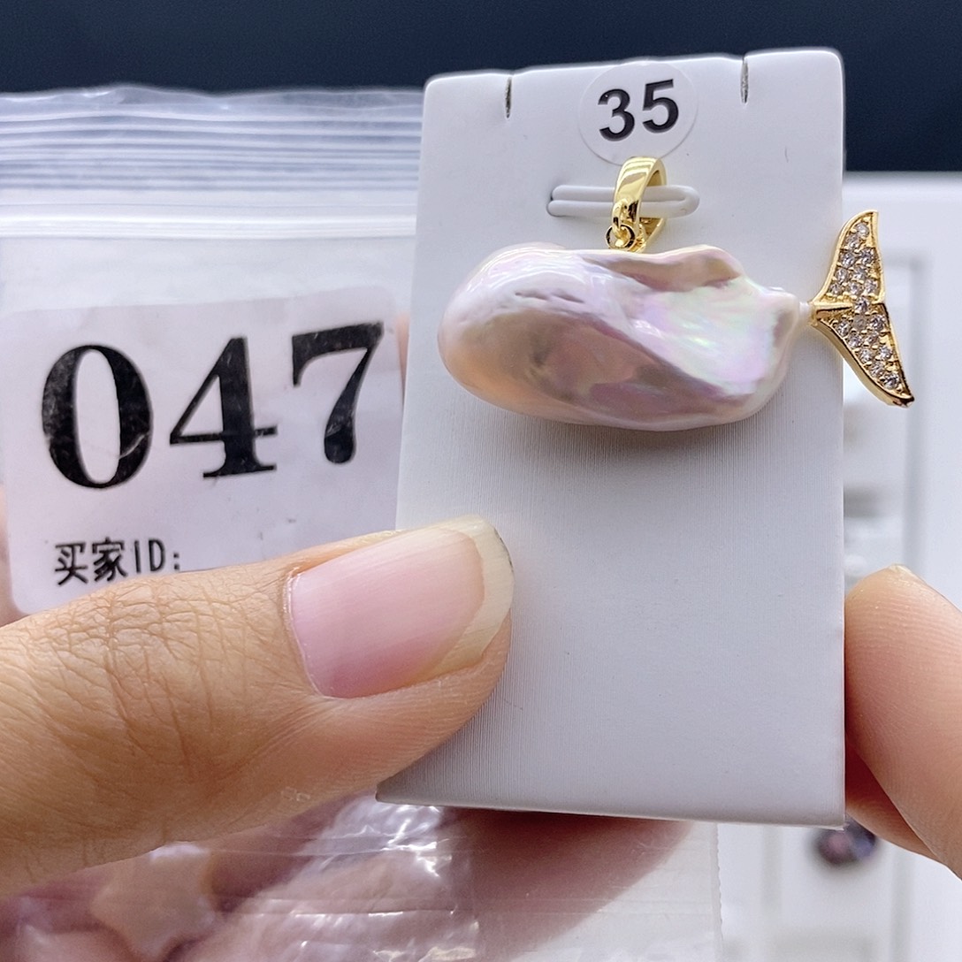 钛钢颈饰淡水珍珠