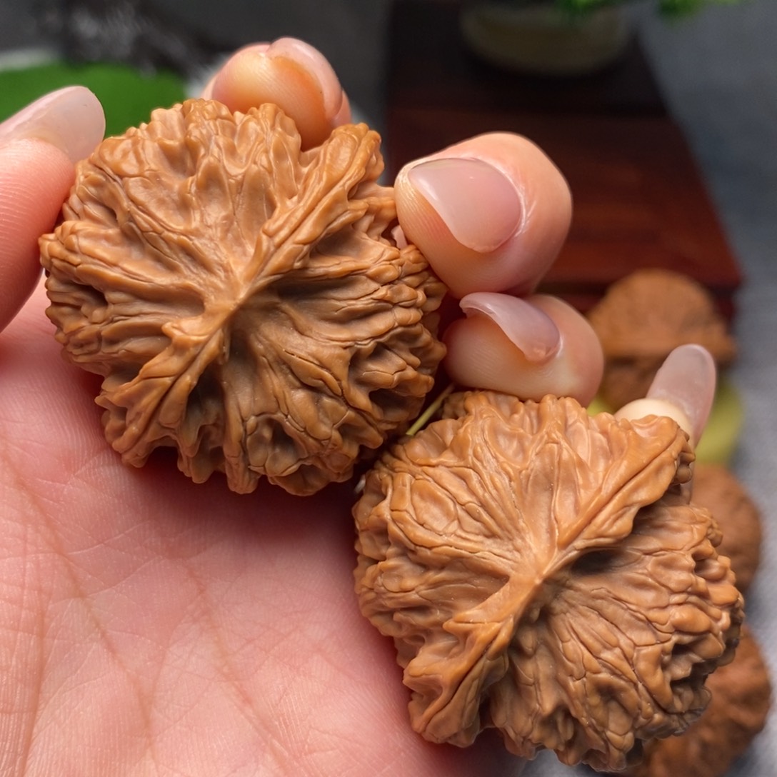 把件文玩核桃毕业精品苹果41全品 