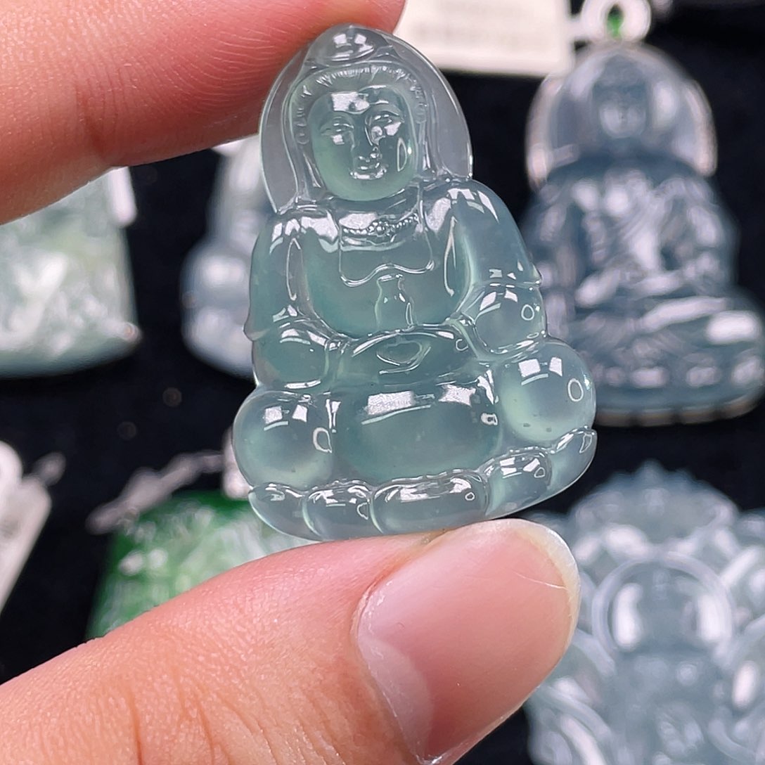 颈饰未镶嵌翡翠6，