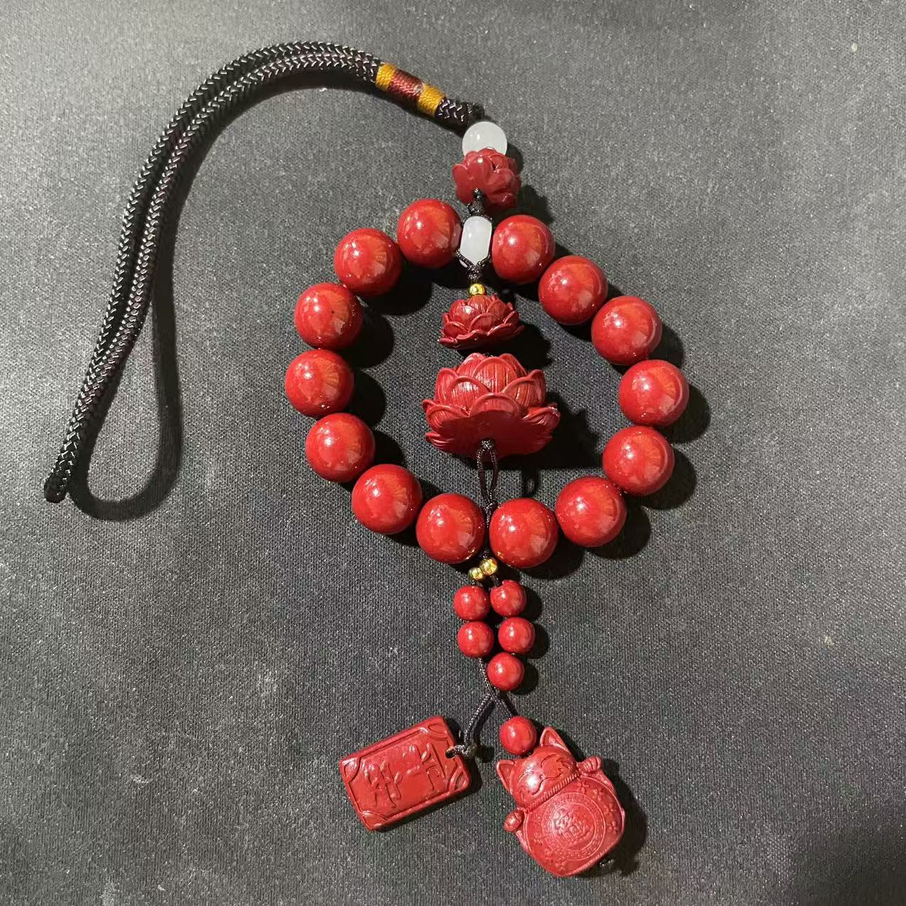 含辰砂工艺品精品挂坠  XY163   【无礼盒】