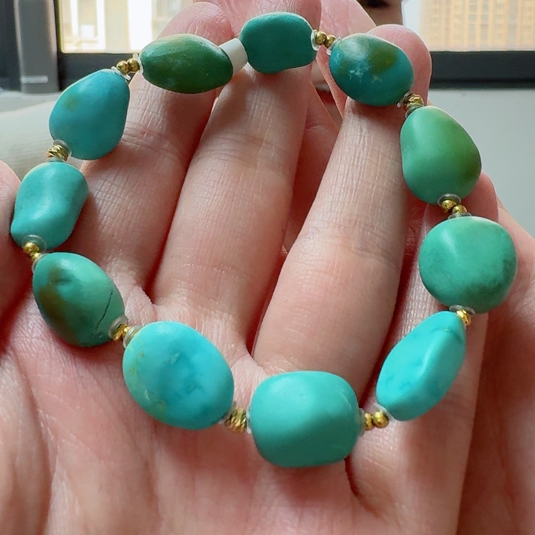 绿松石珠宝奇石未镶嵌