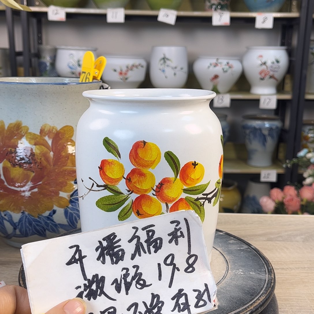 罐1xc景德镇陶瓷花盆