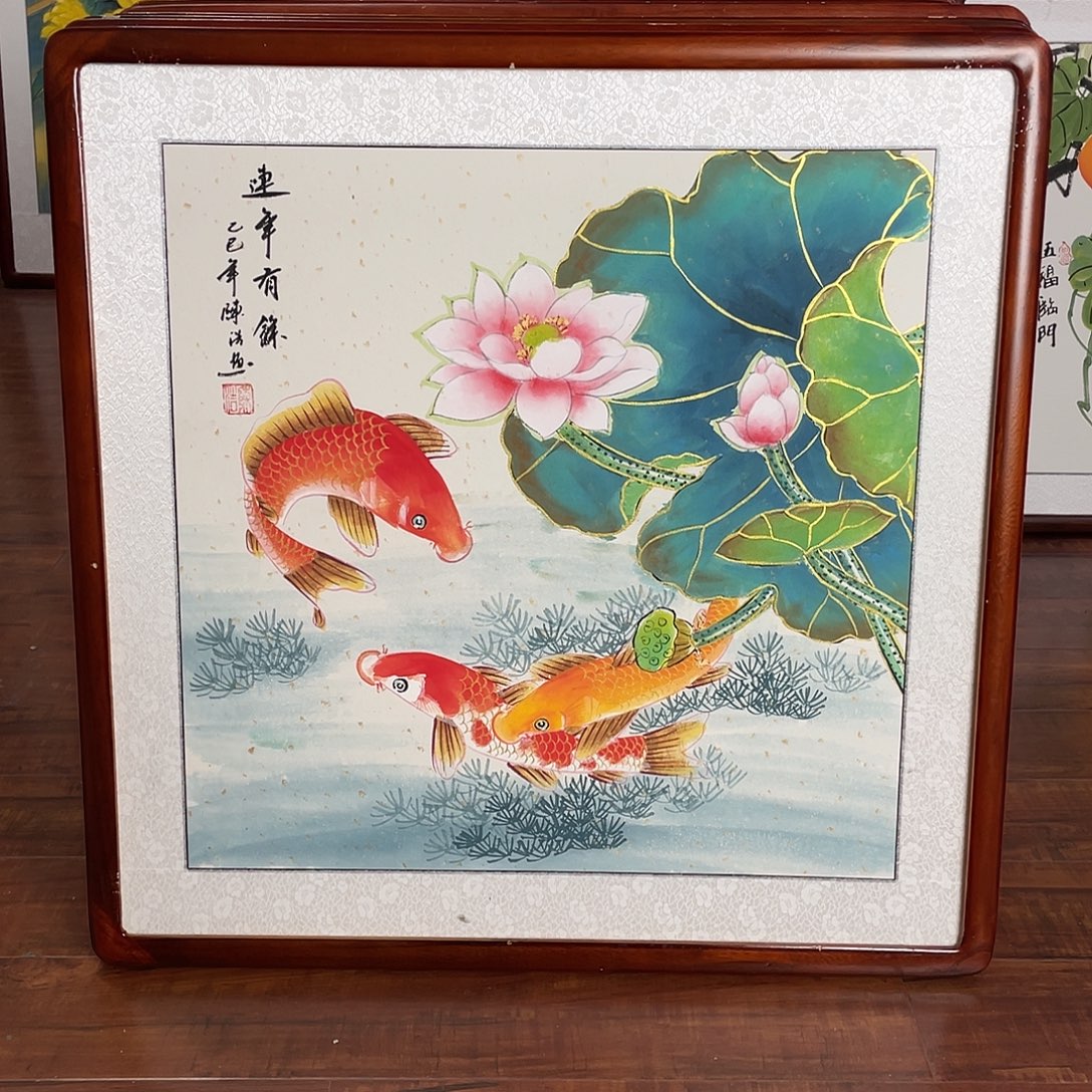 国画带框尺寸63*63厘米