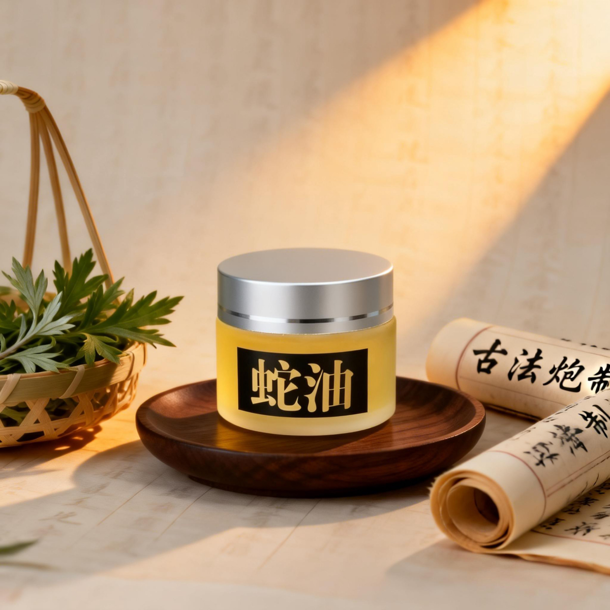 古法手工萃取纯蛇油天然0添加