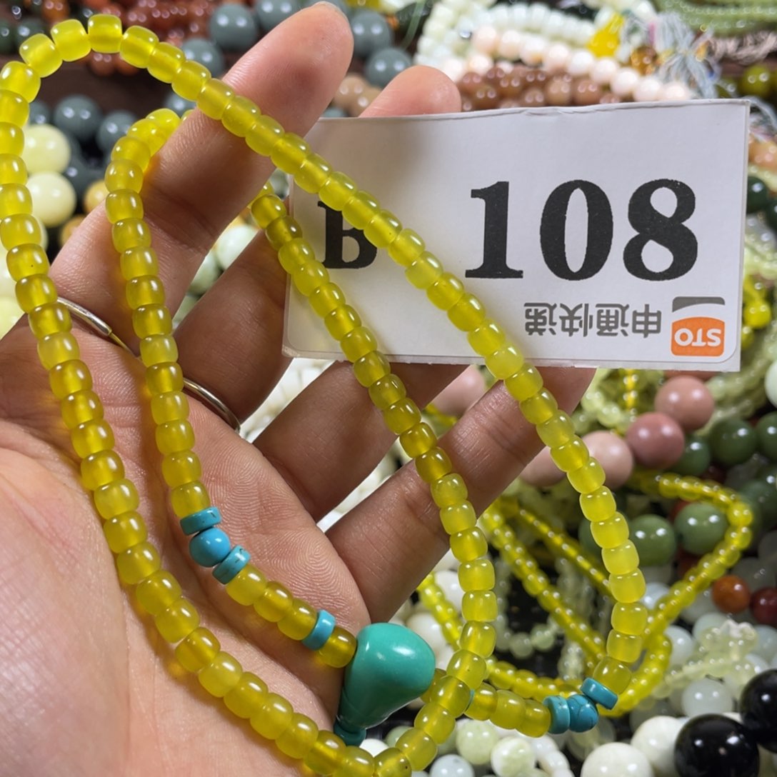 未镶嵌蛇纹石玉手链微*