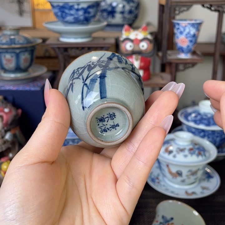 景德镇手绘茶器手工