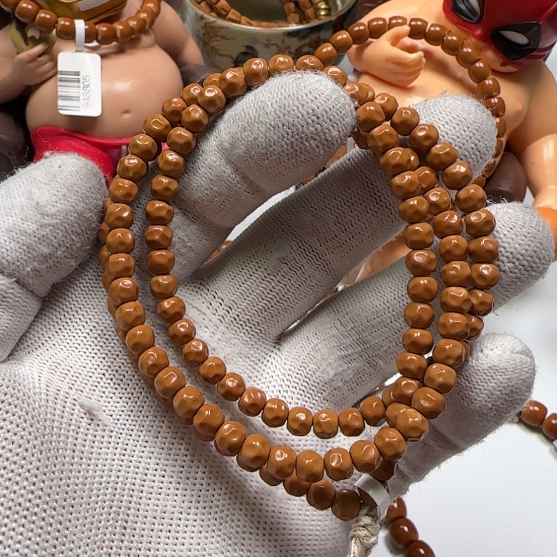 橄榄核手串/手链老挝核尖脖挂无相5.7