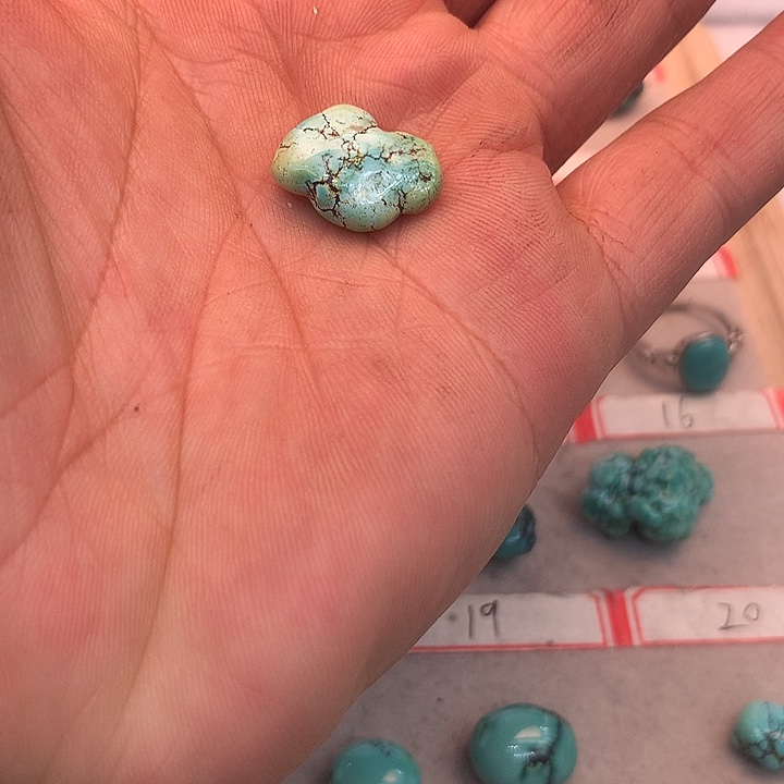 绿松石未镶嵌吊坠(不含链)
