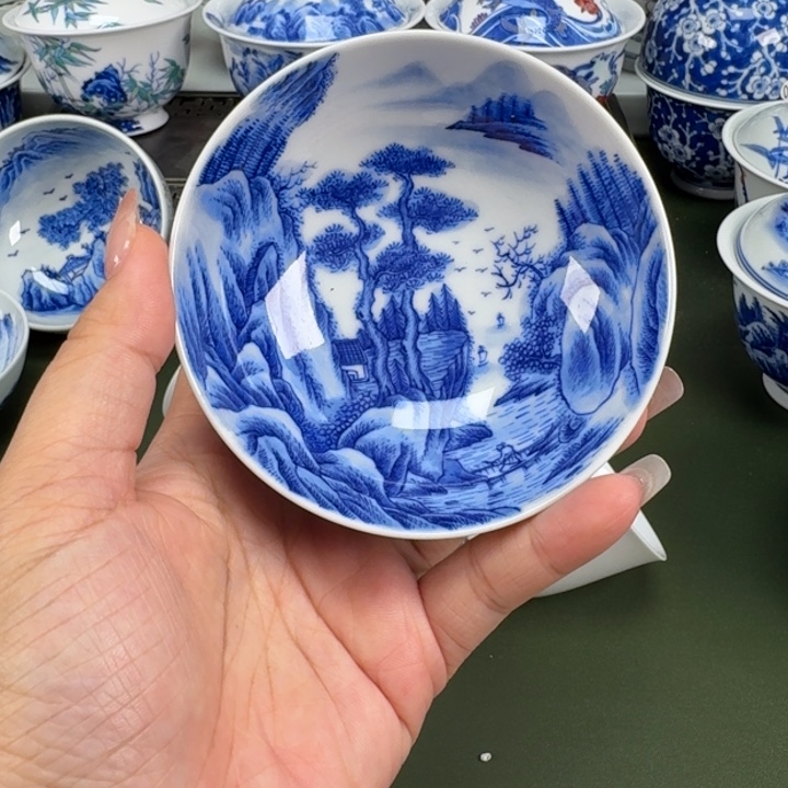 景德镇纯手工手绘茶器蒙蒙