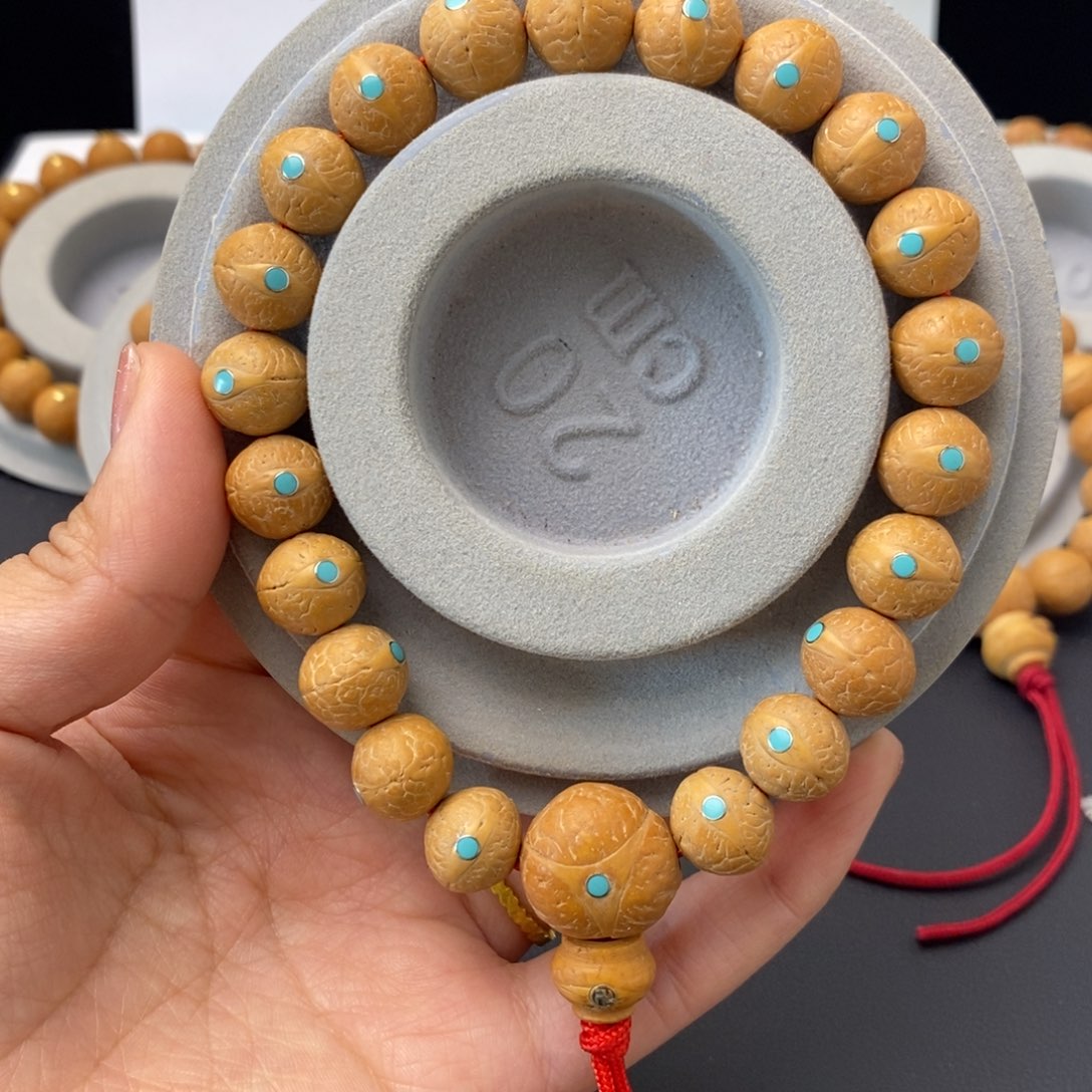 凤眼菩提吊坠12.5手串