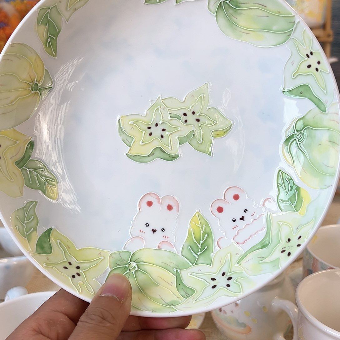 景德镇手绘陶瓷杯子