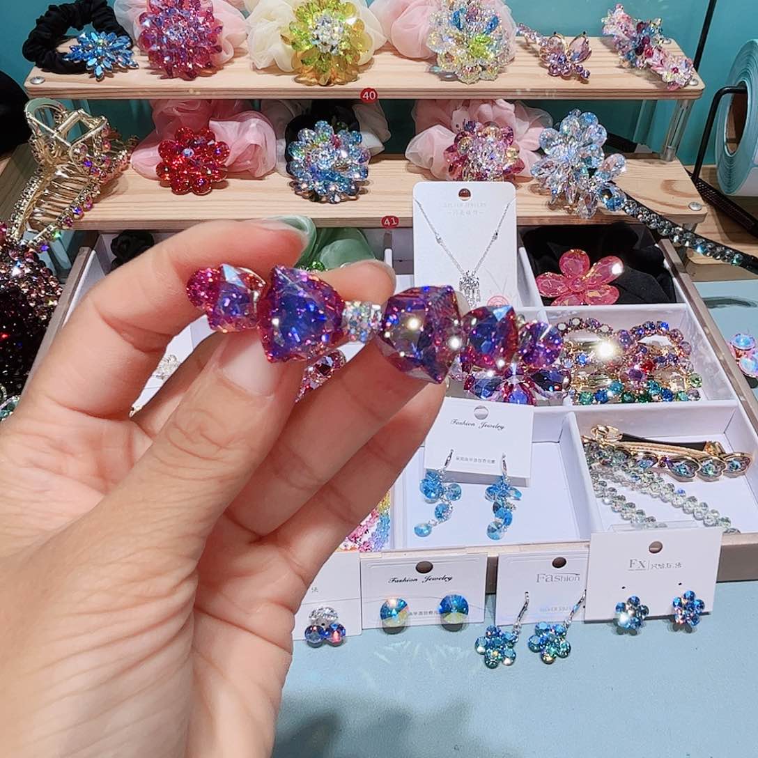 布艺铁合金发夹固定