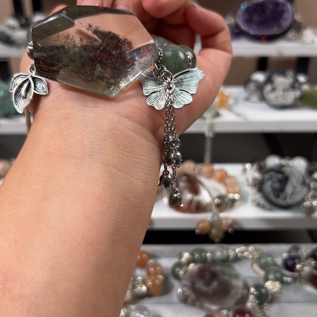 水晶手链合金若*~手串