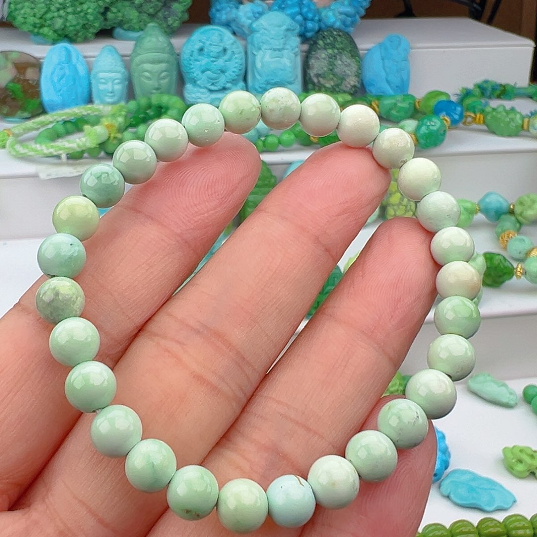 未镶嵌绿松石项链