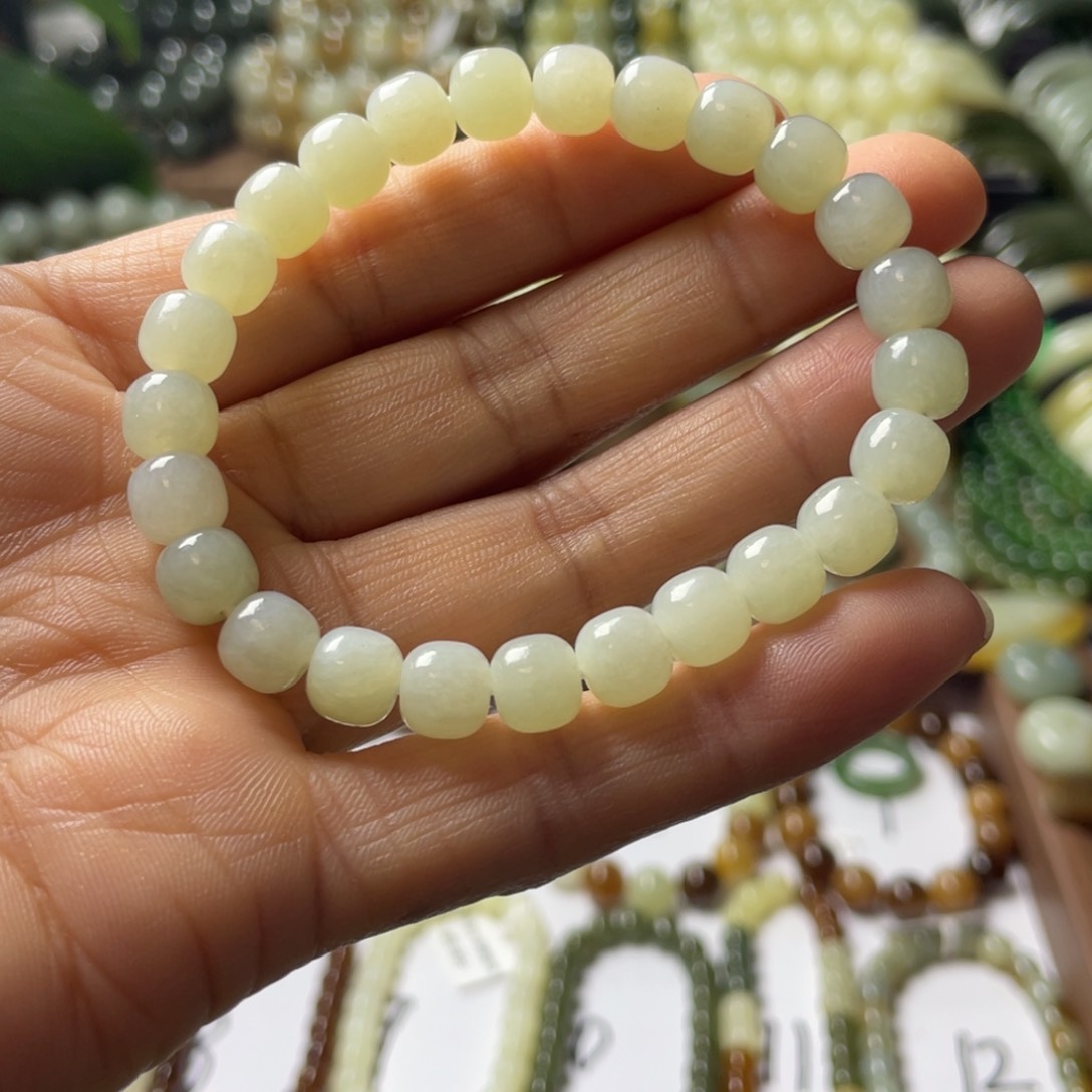 和田玉手链未镶嵌