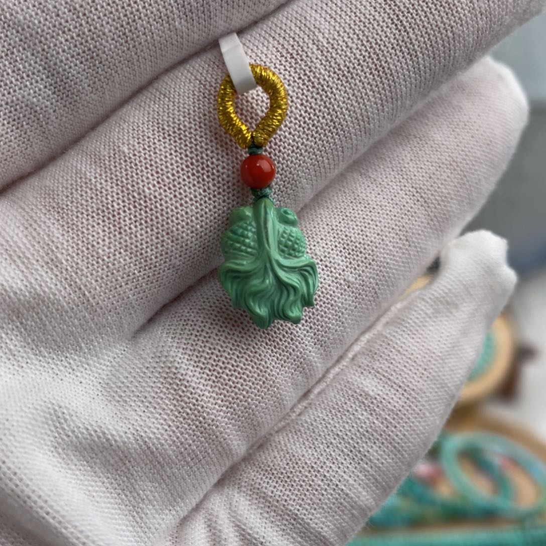 绿松石手链未镶嵌锦鲤鱼