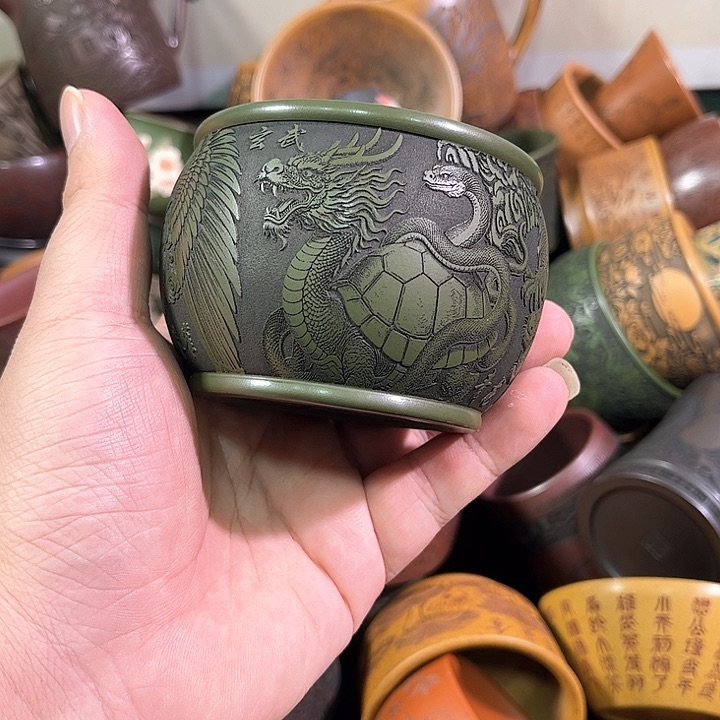 茶杯紫砂全手工紫砂主人杯