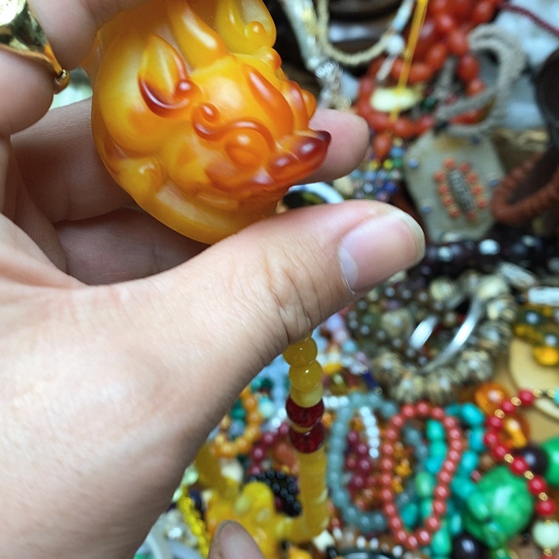 滴血莲花菩提吊坠