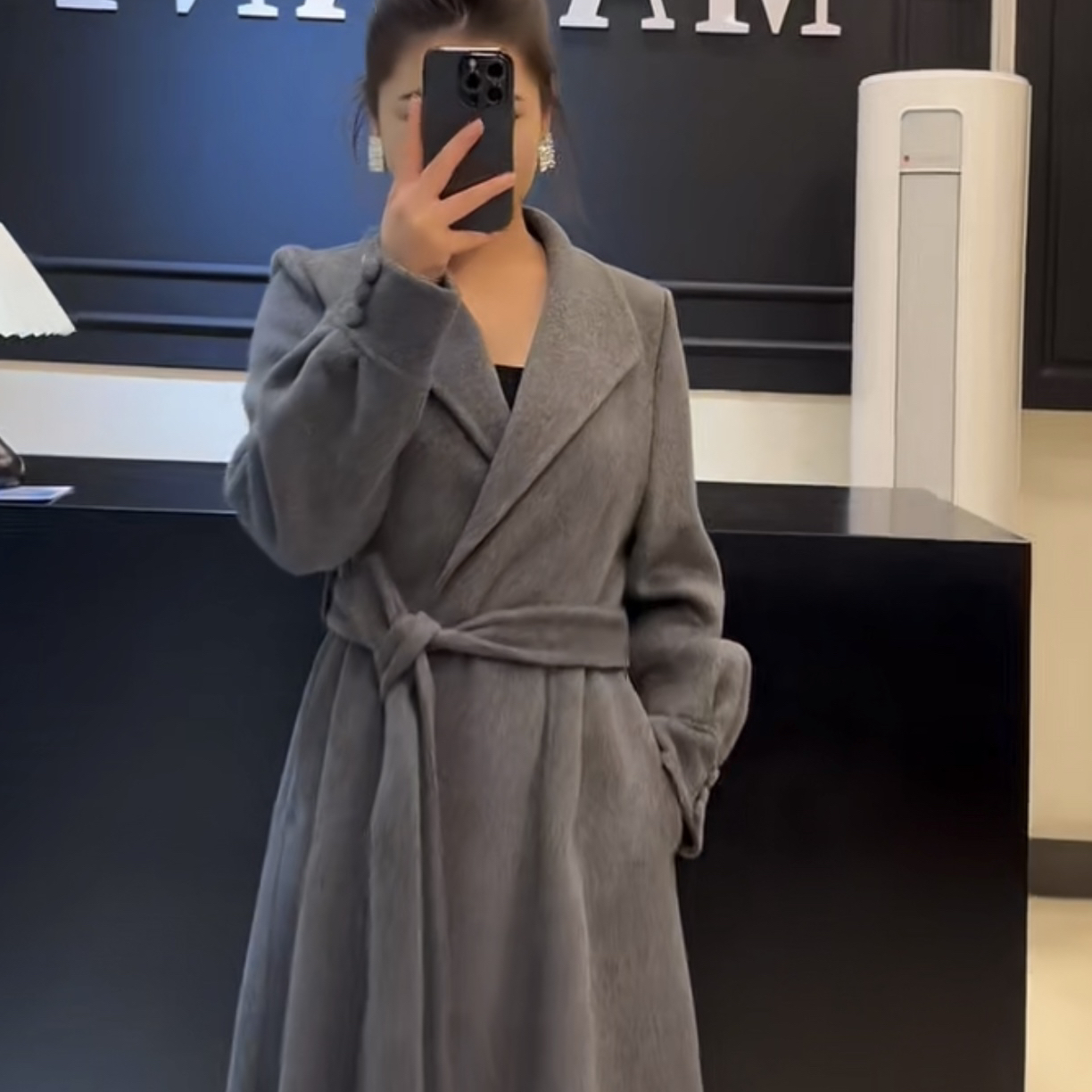 【madenyet】新款鱼尾羊毛大衣