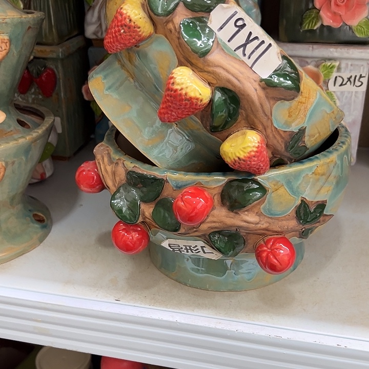 粗陶材质多肉花盆