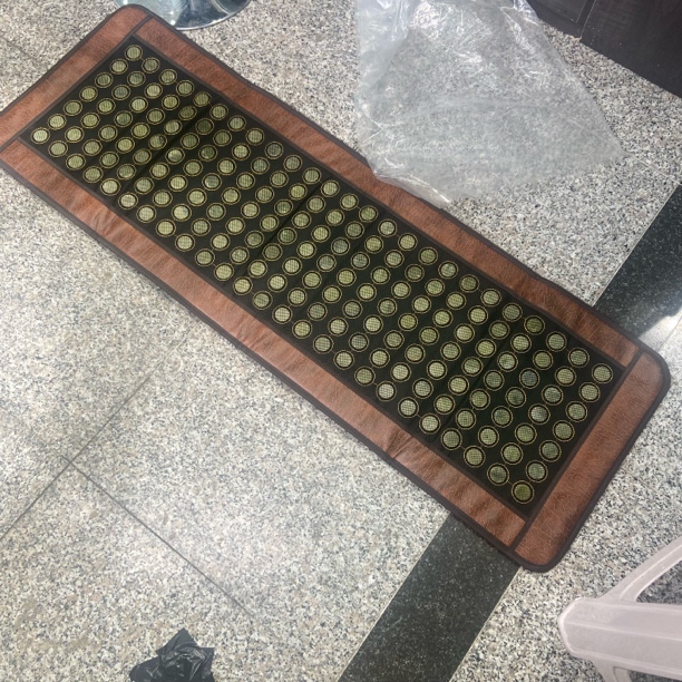 岫玉精品天然玉石坐垫