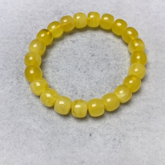 蜜蜡裸石未镶嵌手串