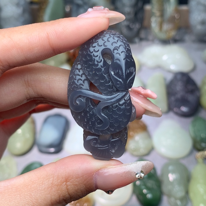 和田玉挂件未镶嵌