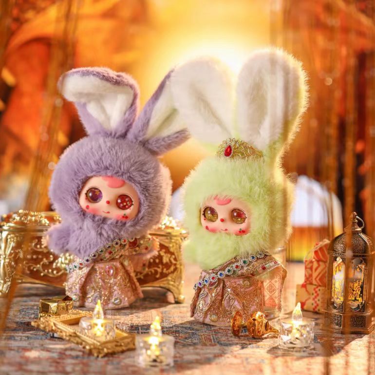 【怪物专属】娃三岁泰萌小兔系列正版盲盒潮玩