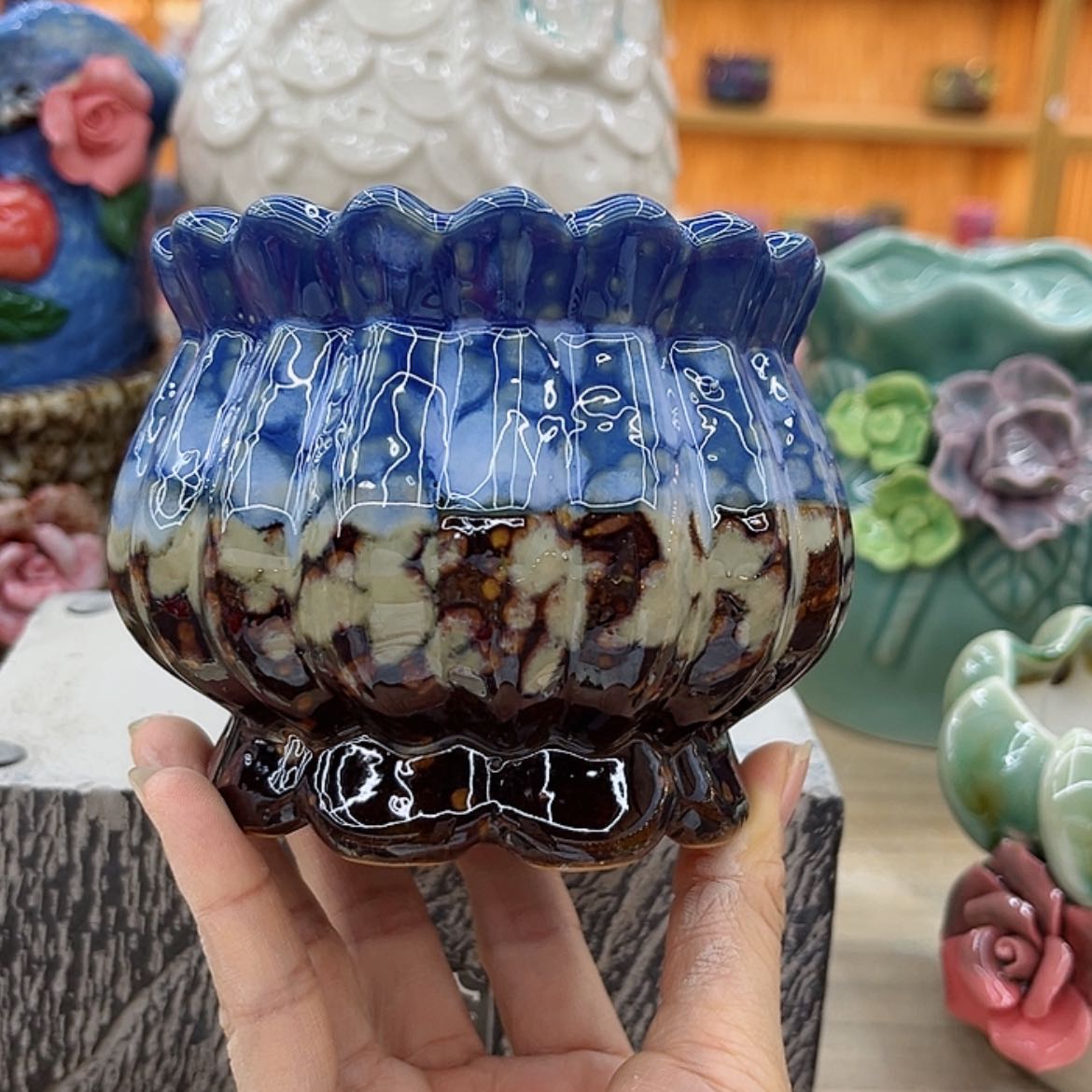 【闪购商品】陶瓷花盆