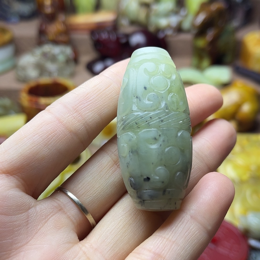 吊坠白玉菩提125。。