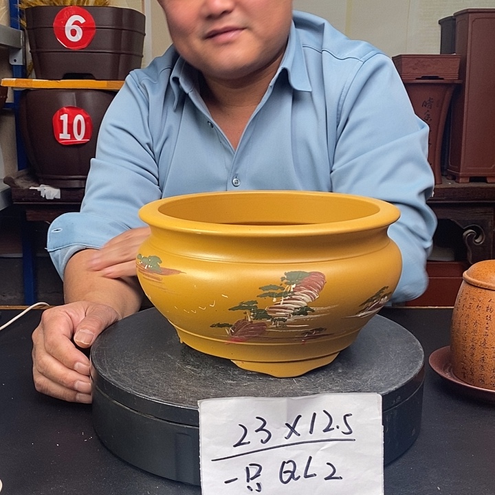 花盆紫砂货号一只QL2