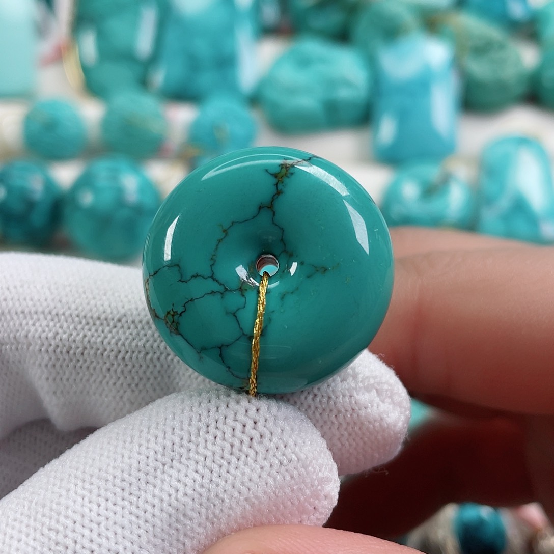 绿松石车挂未镶嵌