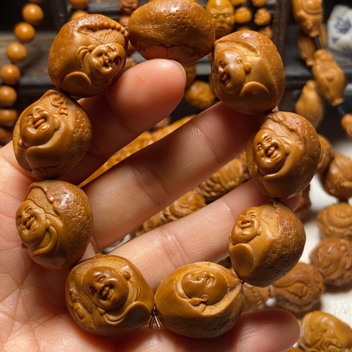 【闪购商品】橄榄核手串/手链心想事成弥勒